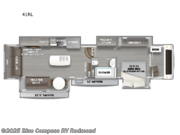 Call now about this 2023 Forest River RiverStone 41RL! 2023 Forest River RiverStone 41RL - Used Fifth Wheel For Sale by Blue Compass RV Redmond in Redmond, Oregon features Slideout