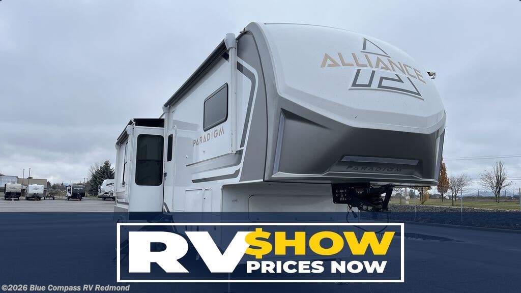 Email now about this 2026 Alliance RV Paradigm 312RK! New 2026 Alliance RV Paradigm 312RK available in Redmond, Oregon