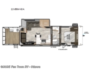 Call now about this 2025 Forest River Wildwood X-Lite 22VERANDA! 2025 Forest River Wildwood X-Lite 22VERANDA - New Travel Trailer For Sale by Fun Town RV - Ottawa in Ottawa, Kansas features Slideout