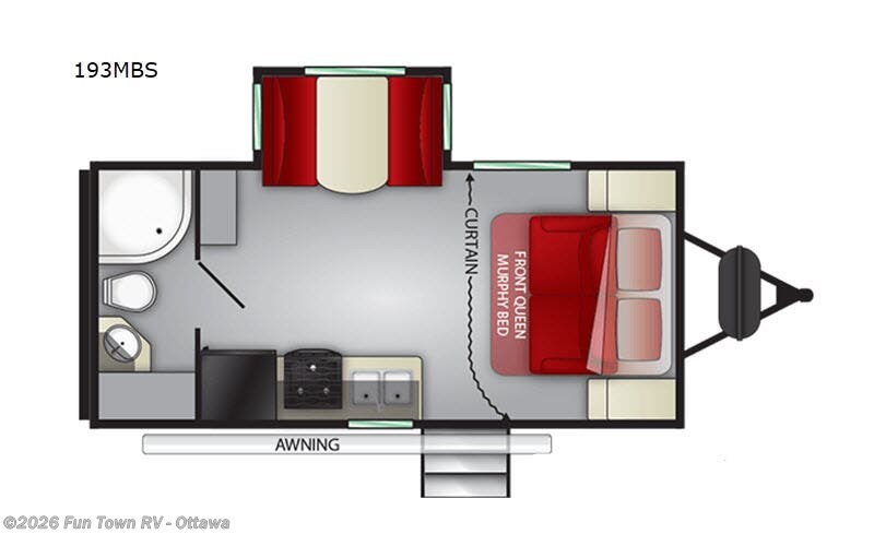 Call now about this 2020 Cruiser RV Shadow Cruiser 193MBS! 2020 Cruiser RV Shadow Cruiser 193MBS - Used Travel Trailer For Sale by Fun Town RV - Ottawa in Ottawa, Kansas features Slideout