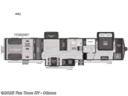 Call now about this 2026 Keystone Fuzion 442! 2026 Keystone Fuzion 442 - New Toy Hauler For Sale by Fun Town RV - Ottawa in Ottawa, Kansas features Slideout