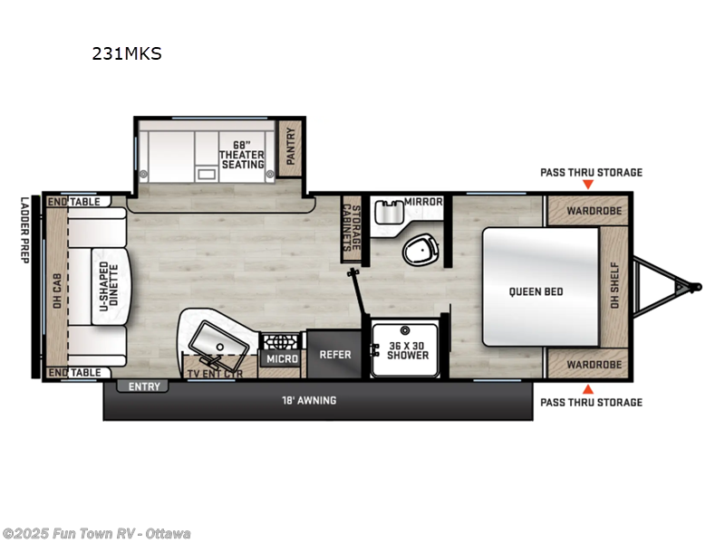 Call now about this 2025 Coachmen Catalina Summit Series 8 231MKS! 2025 Coachmen Catalina Summit Series 8 231MKS - New Travel Trailer For Sale by Fun Town RV - Ottawa in Ottawa, Kansas features Slideout