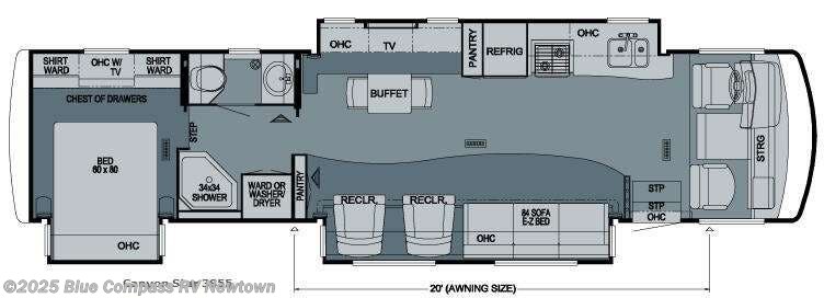 Call now about this 2010 Newmar Canyon Star 3855! 2010 Newmar Canyon Star 3855 - Used Class A For Sale by Blue Compass RV Newtown in Newtown, Connecticut features Slideout