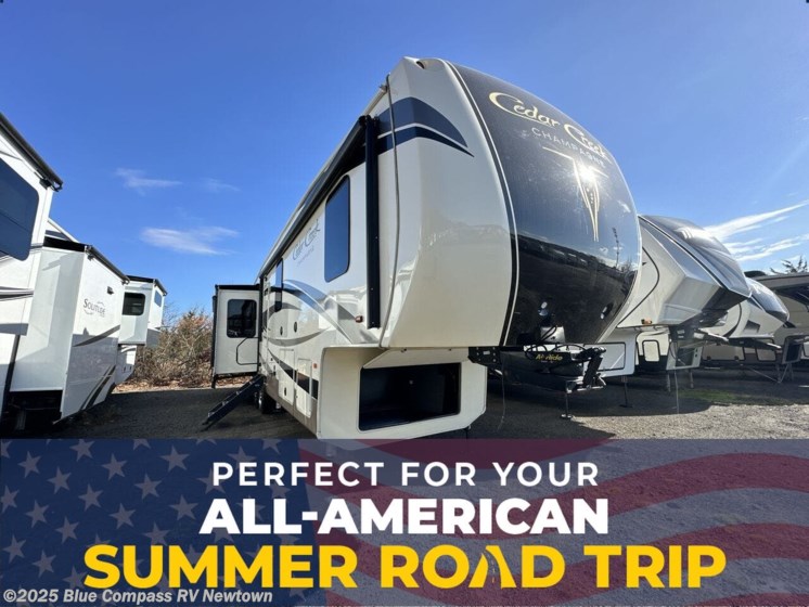 Email now about this 2018 Forest River Cedar Creek Champagne Edition 38EL! Used 2018 Forest River Cedar Creek Champagne Edition 38EL available in Newtown, Connecticut