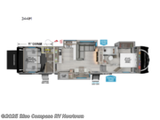 Call now about this 2025 Grand Design Momentum M-Class 344M! 2025 Grand Design Momentum M-Class 344M - New Toy Hauler For Sale by Blue Compass RV Newtown in Newtown, Connecticut features Slideout