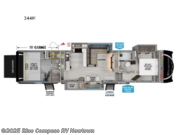 Call now about this 2025 Grand Design Momentum M-Class 344M! 2025 Grand Design Momentum M-Class 344M - New Toy Hauler For Sale by Blue Compass RV Newtown in Newtown, Connecticut features Slideout