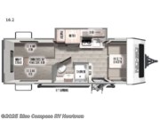 Call now about this 2021 Forest River No Boundaries NB16.2! 2021 Forest River No Boundaries NB16.2 - Used Travel Trailer For Sale by Blue Compass RV Newtown in Newtown, Connecticut features Slideout
