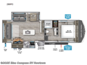 Call now about this 2023 Grand Design Reflection 150 Series 280RS! 2023 Grand Design Reflection 150 Series 280RS - Used Fifth Wheel For Sale by Blue Compass RV Newtown in Newtown, Connecticut features Slideout