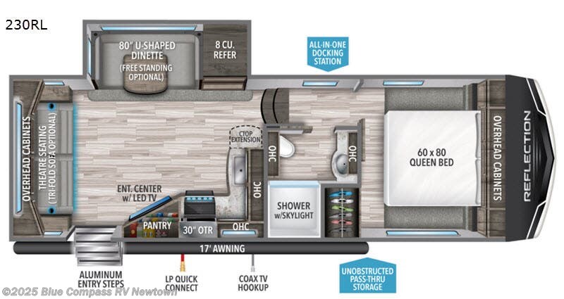 Call now about this 2020 Grand Design Reflection 150 Series 230RL! 2020 Grand Design Reflection 150 Series 230RL - Used Fifth Wheel For Sale by Blue Compass RV Newtown in Newtown, Connecticut features Slideout