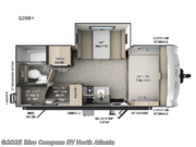 Call now about this 2025 Forest River Rockwood Geo Pro G20BH! 2025 Forest River Rockwood Geo Pro G20BH - New Travel Trailer For Sale by Blue Compass RV North Atlanta in Buford, Georgia features Slideout