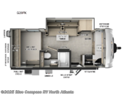 Call now about this 2025 Forest River Rockwood Geo Pro G20FK! 2025 Forest River Rockwood Geo Pro G20FK - New Travel Trailer For Sale by Blue Compass RV North Atlanta in Buford, Georgia features Slideout