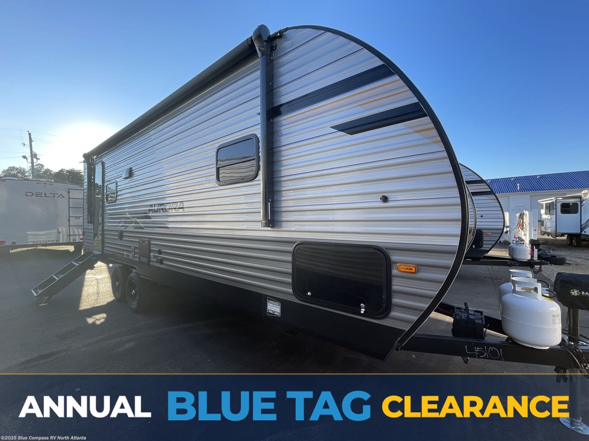 Email now about this 2025 Forest River Aurora Light 23MKS! New 2025 Forest River Aurora Light 23MKS available in Buford, Georgia