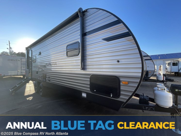 Email now about this 2025 Forest River Aurora Light 23MKS! New 2025 Forest River Aurora Light 23MKS available in Buford, Georgia