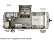 Call now about this 2026 Forest River Rockwood Mini Lite 2205S! 2026 Forest River Rockwood Mini Lite 2205S - New Travel Trailer For Sale by Blue Compass RV North Atlanta in Buford, Georgia features Slideout