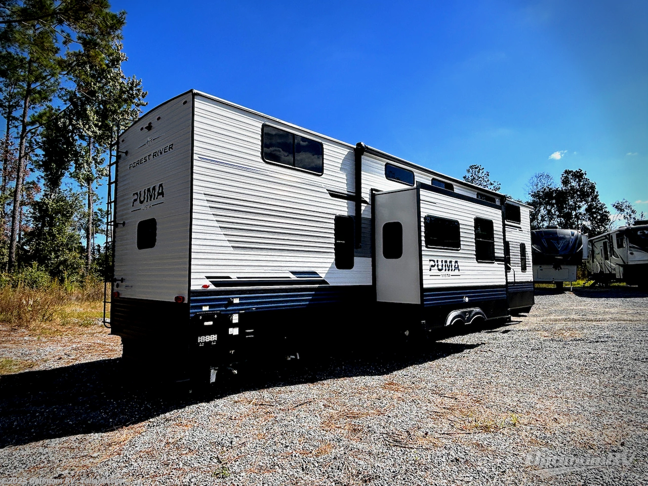 Call now about this 2026 Forest River Puma Vista 421LFT! 2026 Forest River Puma Vista 421LFT - New Destination Trailer For Sale by Optimum RV - Tallahassee in Tallahassee, Florida