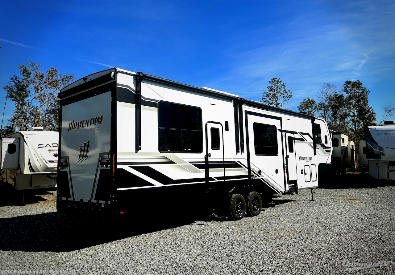 Call now about this 2026 Grand Design Momentum G-Class 350G! 2026 Grand Design Momentum G-Class 350G - New Fifth Wheel For Sale by Optimum RV - Tallahassee in Tallahassee, Florida features Slideout, Awning