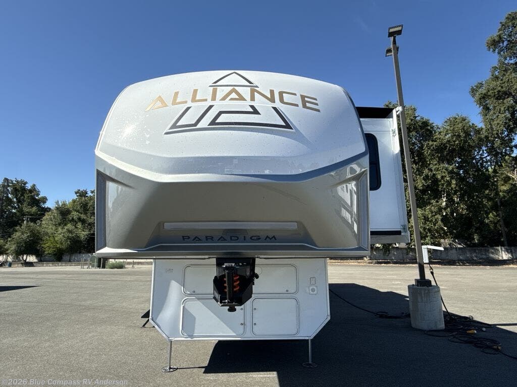 Contact us now about this 2026 Alliance RV Paradigm 395DS! 2026 Paradigm 395DS by Alliance RV from Blue Compass RV Anderson in Anderson, California