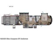Call now about this 2025 Alliance RV Valor 44V14! 2025 Alliance RV Valor 44V14 - New Toy Hauler For Sale by Blue Compass RV Anderson in Anderson, California features Slideout