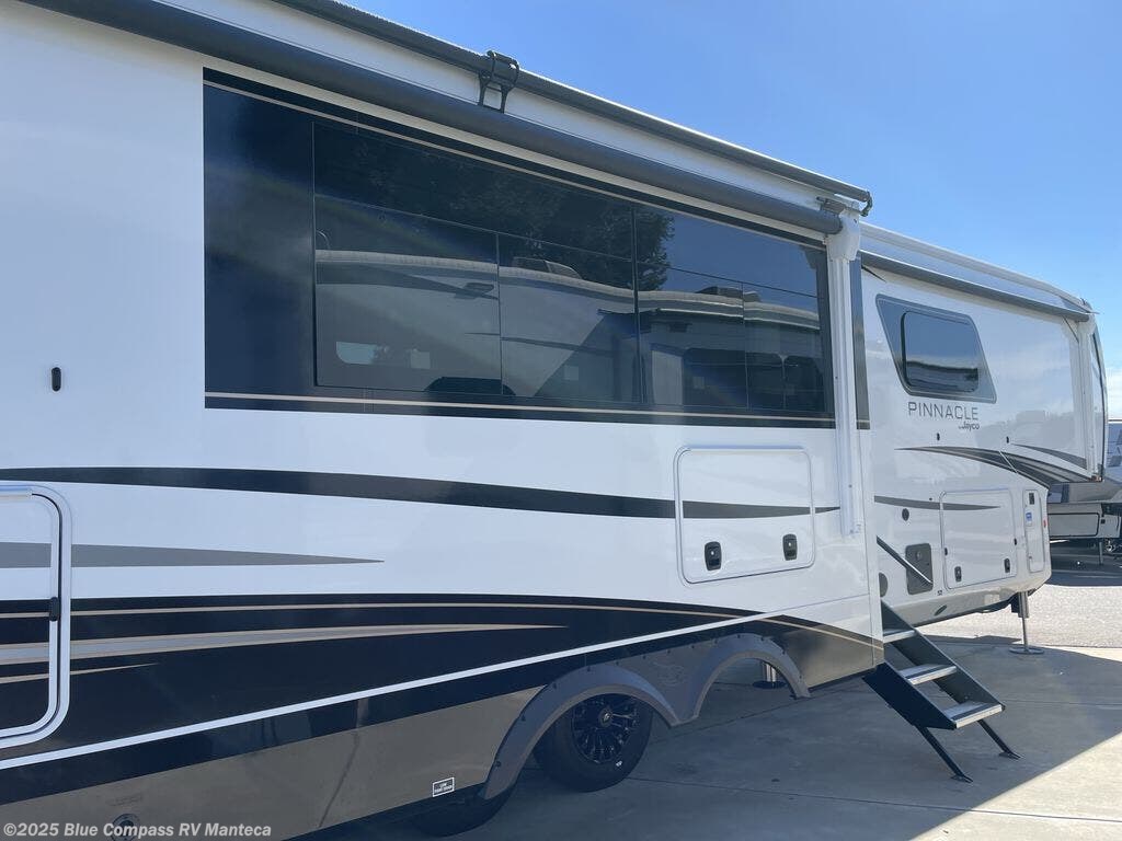 Contact us now about this 2026 Jayco Pinnacle 38FBRK! 2026 Pinnacle 38FBRK by Jayco from Blue Compass RV Manteca in Manteca, California