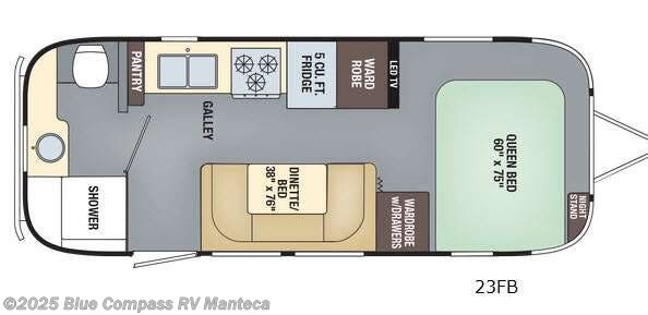 Call now about this 2017 Airstream Flying Cloud 23FB! 2017 Airstream Flying Cloud 23FB - Used Travel Trailer For Sale by Blue Compass RV Manteca in Manteca, California
