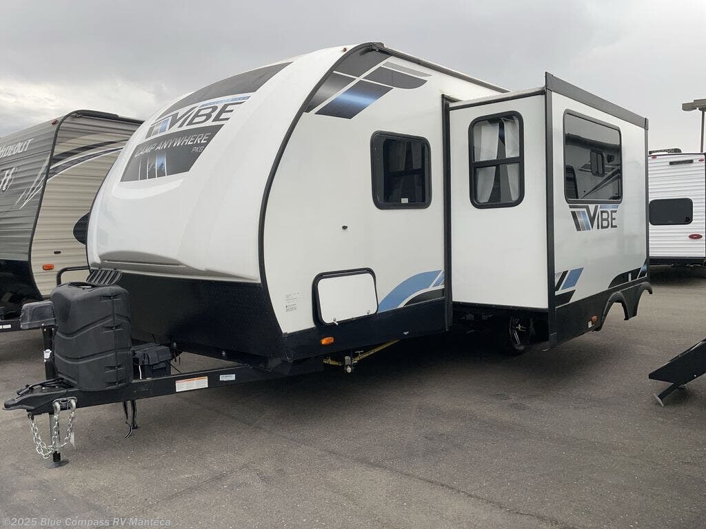 Contact us now about this 2023 Forest River Vibe 22RB! 2023 Vibe 22RB by Forest River from Blue Compass RV Manteca in Manteca, California