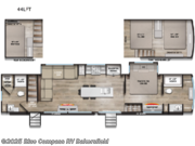 Call now about this 2026 Alliance RV Benchmark 44LFT! 2026 Alliance RV Benchmark 44LFT - New Destination Trailer For Sale by Blue Compass RV Bakersfield in Bakersfield, California features Slideout