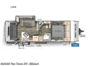 Call now about this 2024 Forest River Cherokee Grey Wolf 23MK! 2024 Forest River Cherokee Grey Wolf 23MK - Used Travel Trailer For Sale by Fun Town RV - Elkhart in Elkhart, Indiana features Slideout