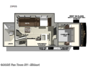 Call now about this 2026 Prime Time Avenger 25RBS! 2026 Prime Time Avenger 25RBS - New Travel Trailer For Sale by Fun Town RV - Elkhart in Elkhart, Indiana features Slideout