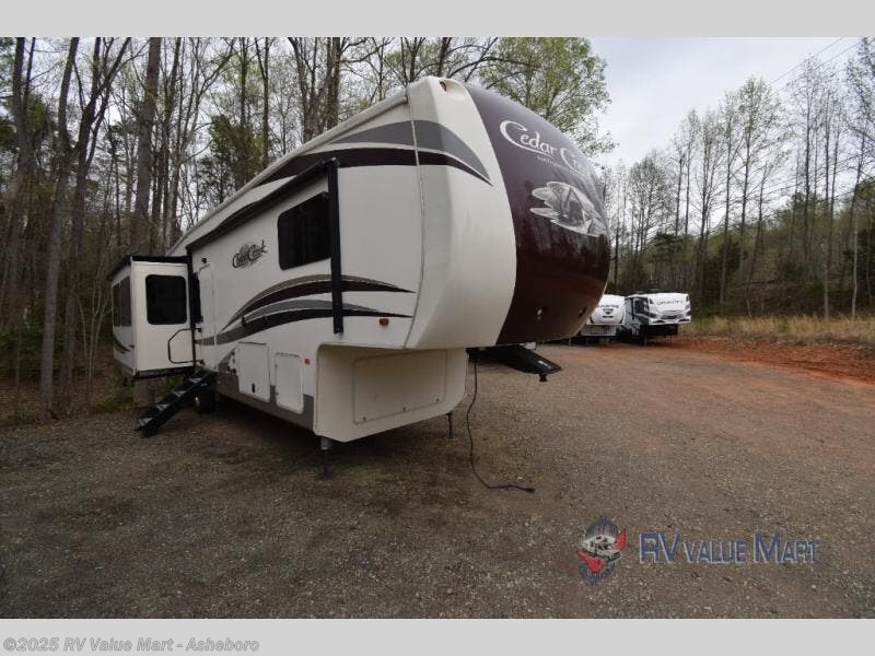 Email now about this 2018 Forest River Cedar Creek Hathaway Edition 36CK2! Used 2018 Forest River Cedar Creek Hathaway Edition 36CK2 available in Franklinville, North Carolina