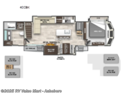 Call now about this 2026 Forest River Cedar Creek Cottage 40CBK! 2026 Forest River Cedar Creek Cottage 40CBK - New Destination Trailer For Sale by RV Value Mart - Asheboro in Franklinville, North Carolina features Slideout