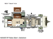 Call now about this 2026 Forest River No Boundaries NB20.7 Beast Mode! 2026 Forest River No Boundaries NB20.7 Beast Mode - New Travel Trailer For Sale by RV Value Mart - Asheboro in Franklinville, North Carolina features Slideout