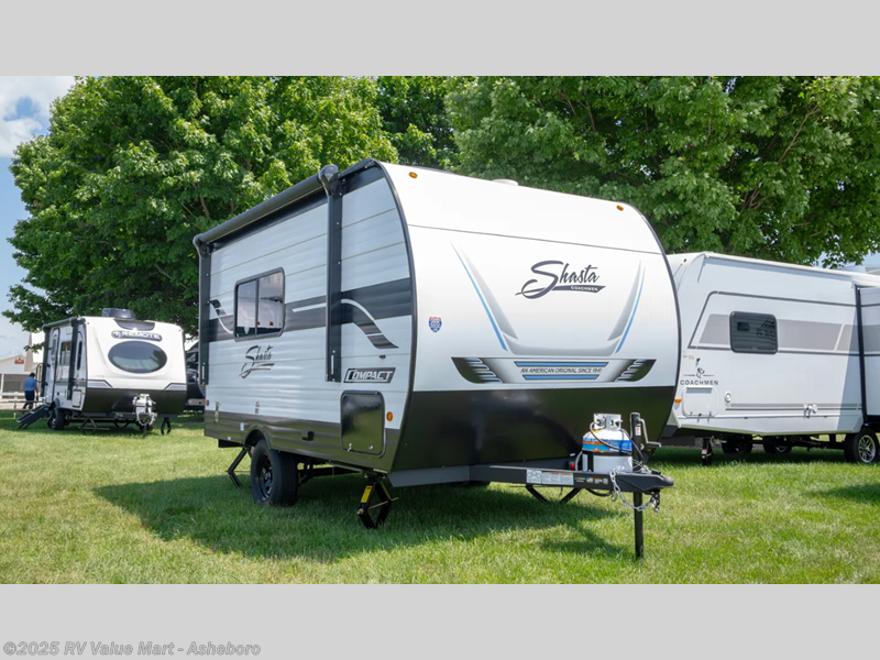 Contact us now about this 2026 Shasta Compact 16RE! 2026 Compact 16RE by Shasta from RV Value Mart - Asheboro in Franklinville, North Carolina