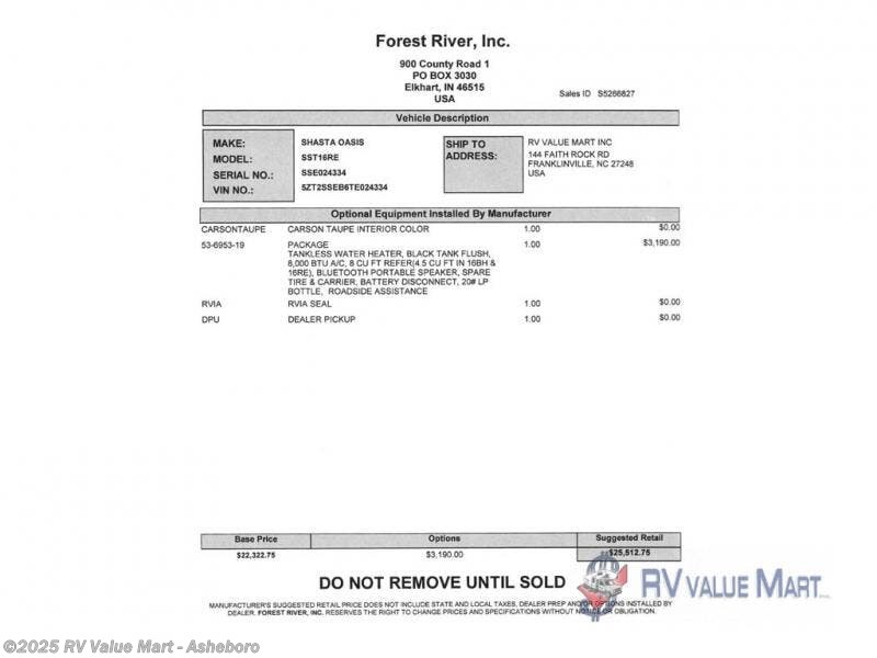 Email now about this 2026 Shasta Compact 16RE! New 2026 Shasta Compact 16RE available in Franklinville, North Carolina