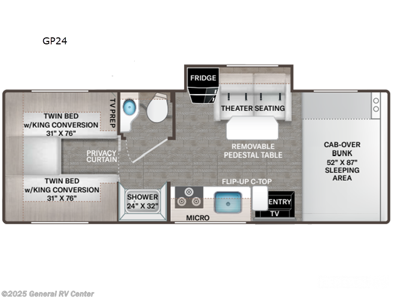 Call now about this 2025 Thor Motor Coach Pasadena GP24! 2025 Thor Motor Coach Pasadena GP24 - New Class C For Sale by General RV Center in Fort Pierce, Florida