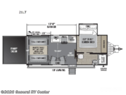 Call now about this 2025 Forest River Work and Play 21LT! 2025 Forest River Work and Play 21LT - New Toy Hauler For Sale by General RV Center in Fort Pierce, Florida