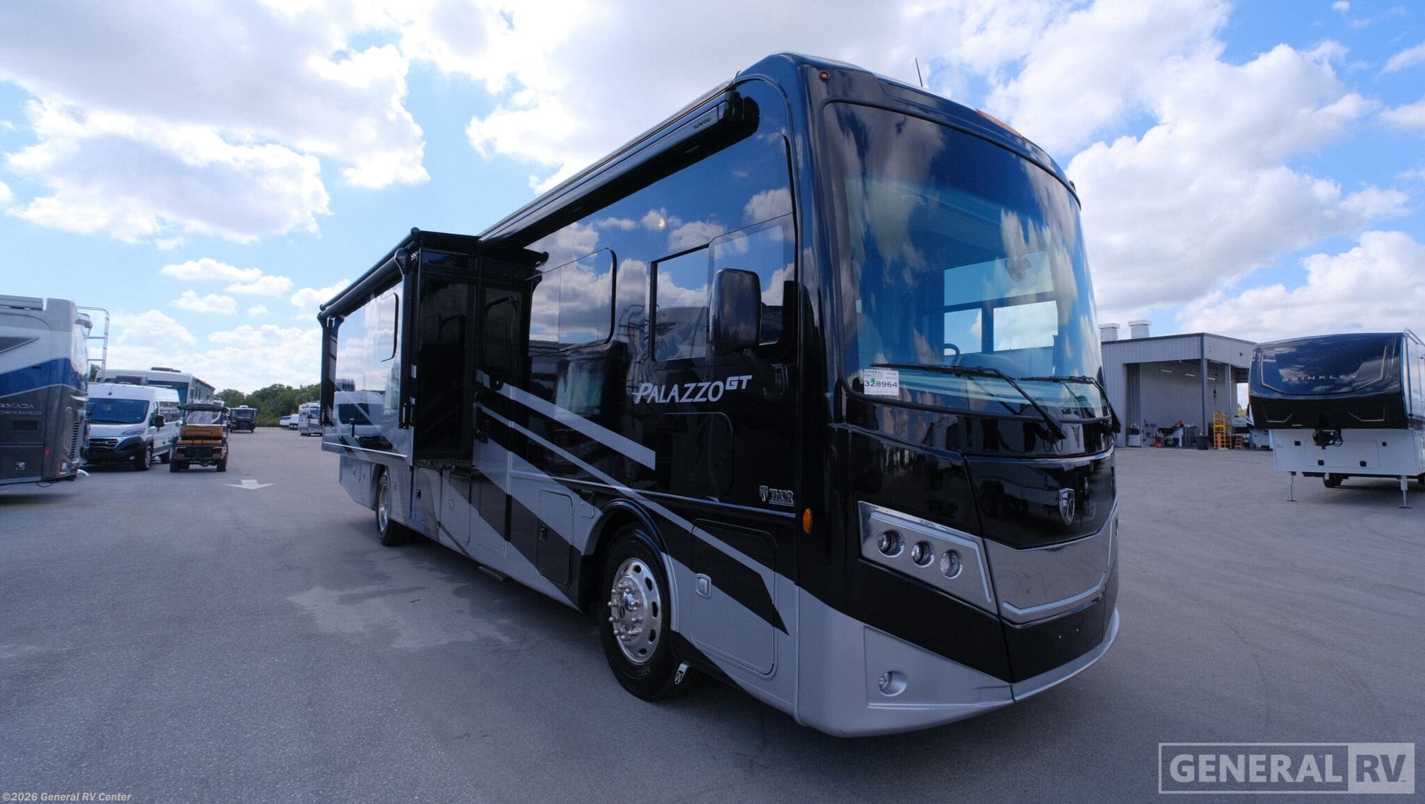 Email now about this 2026 Thor Motor Coach Palazzo GT 37.4! New 2026 Thor Motor Coach Palazzo GT 37.4 available in Fort Pierce, Florida