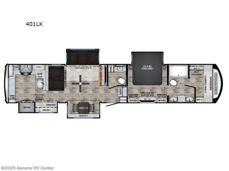 Call now about this 2025 CrossRoads Redwood 401LK! 2025 CrossRoads Redwood 401LK - New Fifth Wheel For Sale by General RV Center in Fort Myers, Florida