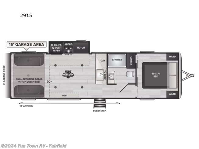 2024 Keystone Fuzion Impact Edition 2915 - New Toy Hauler For Sale by Fun Town RV - Fairfield in Fairfield, Texas