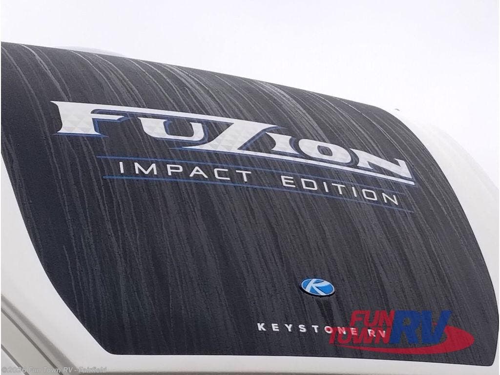 Contact us now about this 2025 Keystone Fuzion Impact Edition 367! 2025 Fuzion Impact Edition 367 by Keystone from Fun Town RV - Fairfield in Fairfield, Texas