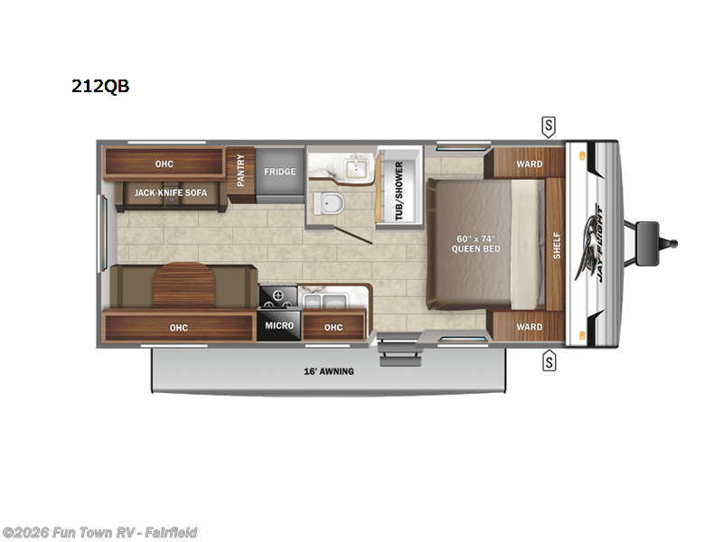 Call now about this 2022 Jayco Jay Flight SLX 8 212QB! 2022 Jayco Jay Flight SLX 8 212QB - Used Travel Trailer For Sale by Fun Town RV - Fairfield in Fairfield, Texas