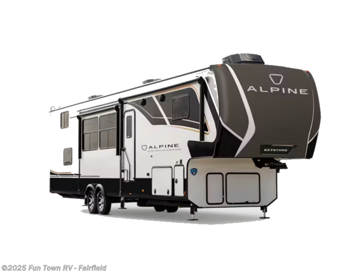 Email now about this 2026 Keystone Alpine Avalanche Edition 366LS! New 2026 Keystone Alpine Avalanche Edition 366LS available in Fairfield, Texas