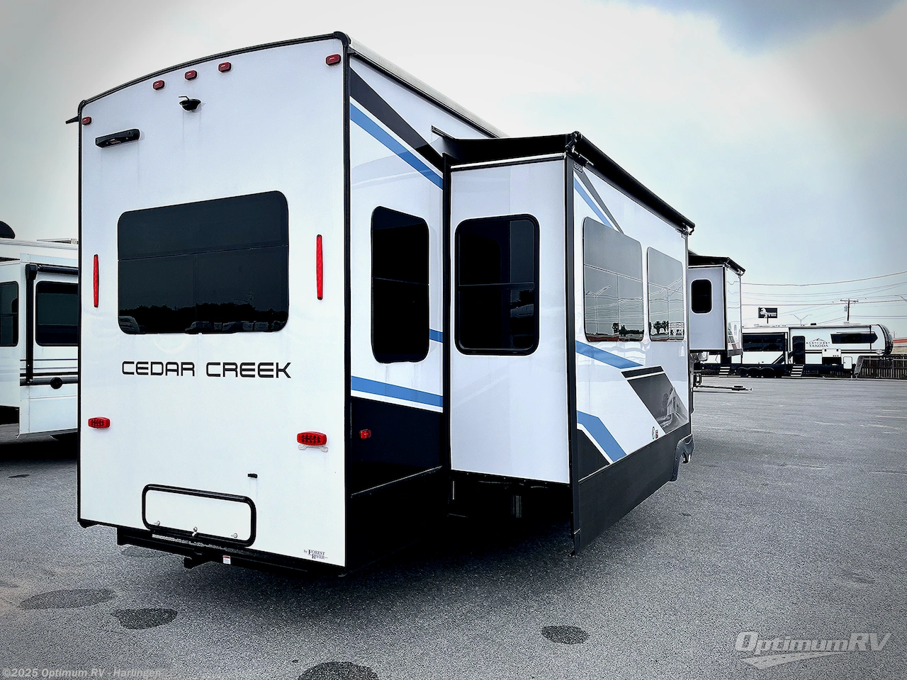Call now about this 2024 Forest River Cedar Creek 380RL! 2024 Forest River Cedar Creek 380RL - Used Fifth Wheel For Sale by Optimum RV - Harlingen in La Feria, Texas features Awning, Slideout