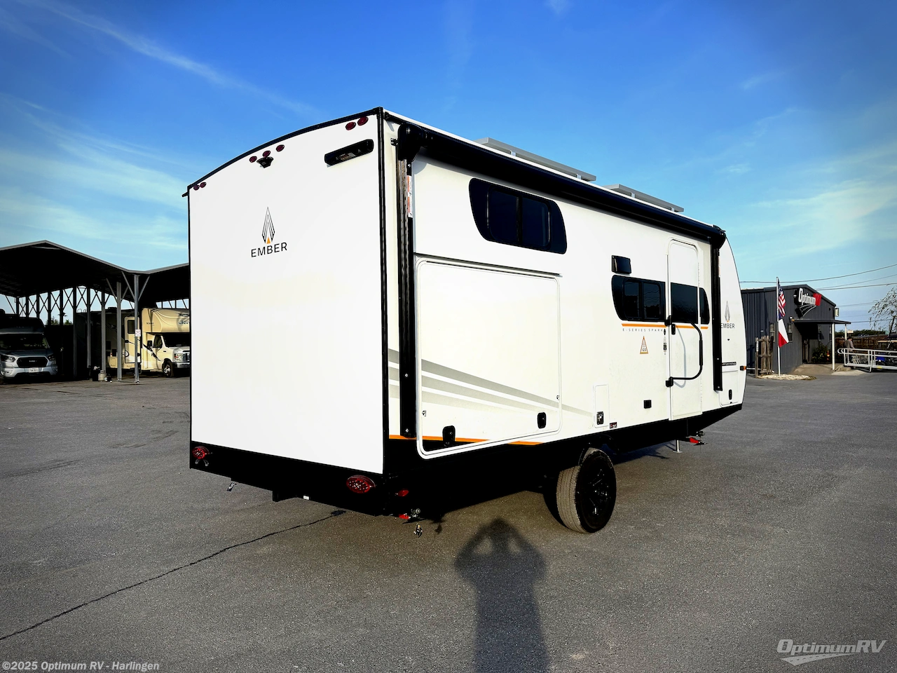 Call now about this 2026 Ember RV E-Series 19ETS! 2026 Ember RV E-Series 19ETS - New Travel Trailer For Sale by Optimum RV - Harlingen in La Feria, Texas features Slideout, Awning