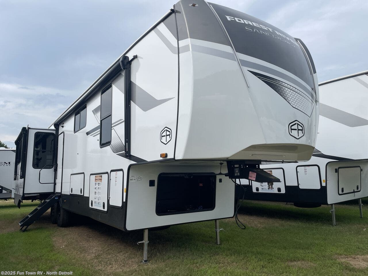 Email now about this 2026 Forest River Sandpiper 4003MB! New 2026 Forest River Sandpiper 4003MB available in North Branch, Michigan