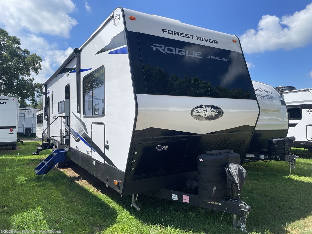 Call now about this 2026 Forest River Vengeance Rogue Armored 32L132! 2026 Forest River Vengeance Rogue Armored 32L132 - New Toy Hauler For Sale by Fun Town RV - North Detroit in North Branch, Michigan