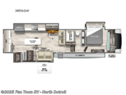 Call now about this 2025 Forest River Cedar Creek 395WOW! 2025 Forest River Cedar Creek 395WOW - New Fifth Wheel For Sale by Fun Town RV - North Detroit in North Branch, Michigan features Slideout