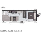 Call now about this 2021 Keystone Hideout 262BH! 2021 Keystone Hideout 262BH - Used Travel Trailer For Sale by Fun Town RV - North Detroit in North Branch, Michigan