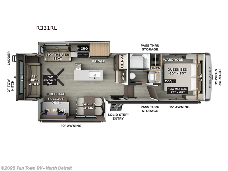 Call now about this 2026 Forest River Rockwood Signature R331RL! 2026 Forest River Rockwood Signature R331RL - New Fifth Wheel For Sale by Fun Town RV - North Detroit in North Branch, Michigan features Slideout