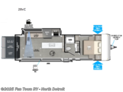 Call now about this 2025 Forest River Salem FSX 28VC! 2025 Forest River Salem FSX 28VC - New Toy Hauler For Sale by Fun Town RV - North Detroit in North Branch, Michigan features Slideout