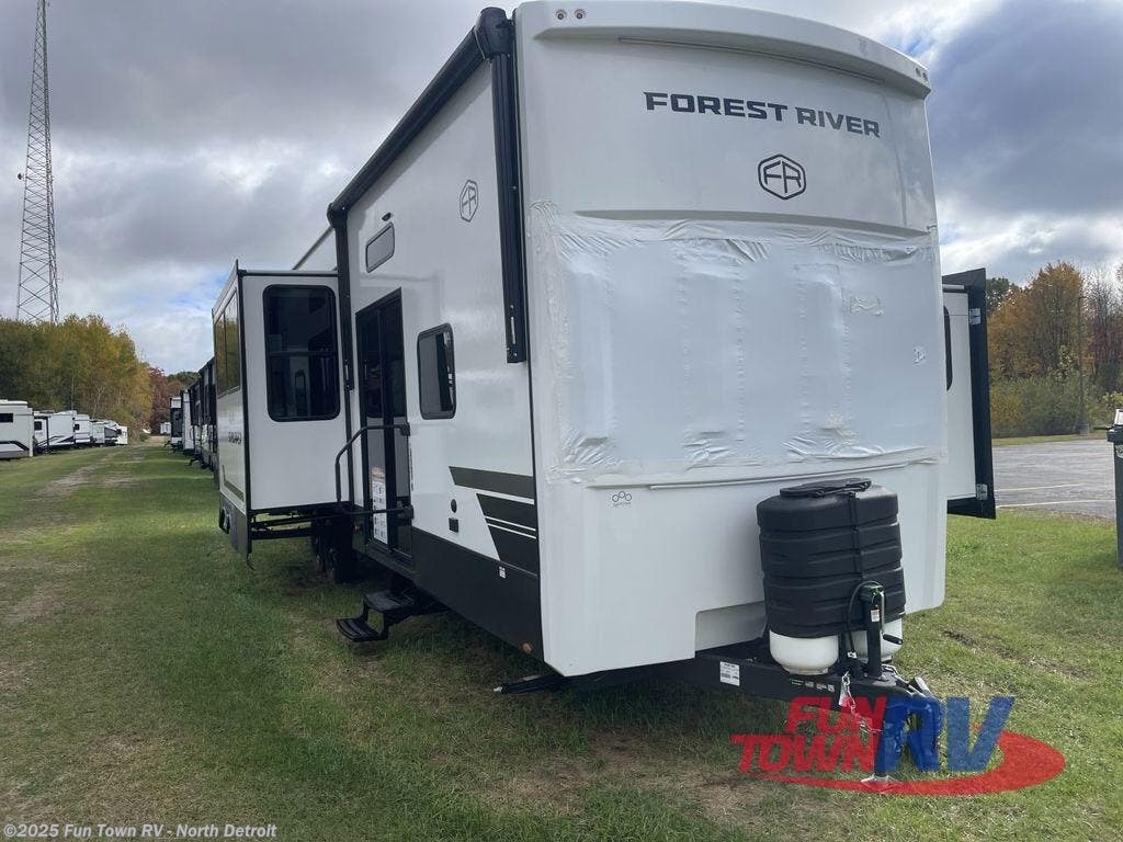 Email now about this 2026 Forest River Sandpiper Destination Trailers 41DUPLEX! New 2026 Forest River Sandpiper Destination Trailers 41DUPLEX available in North Branch, Michigan